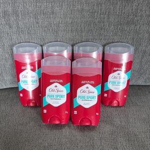 Old Spice Pure Sport High Endurance Deodorant, Set Of Six, New